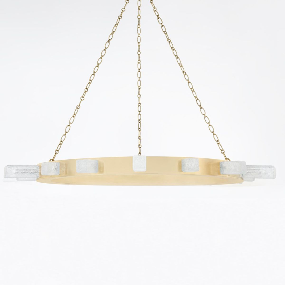 Citrine 49 in. 15 lights LED Chandelier vintage brass Finish - Bees Lighting