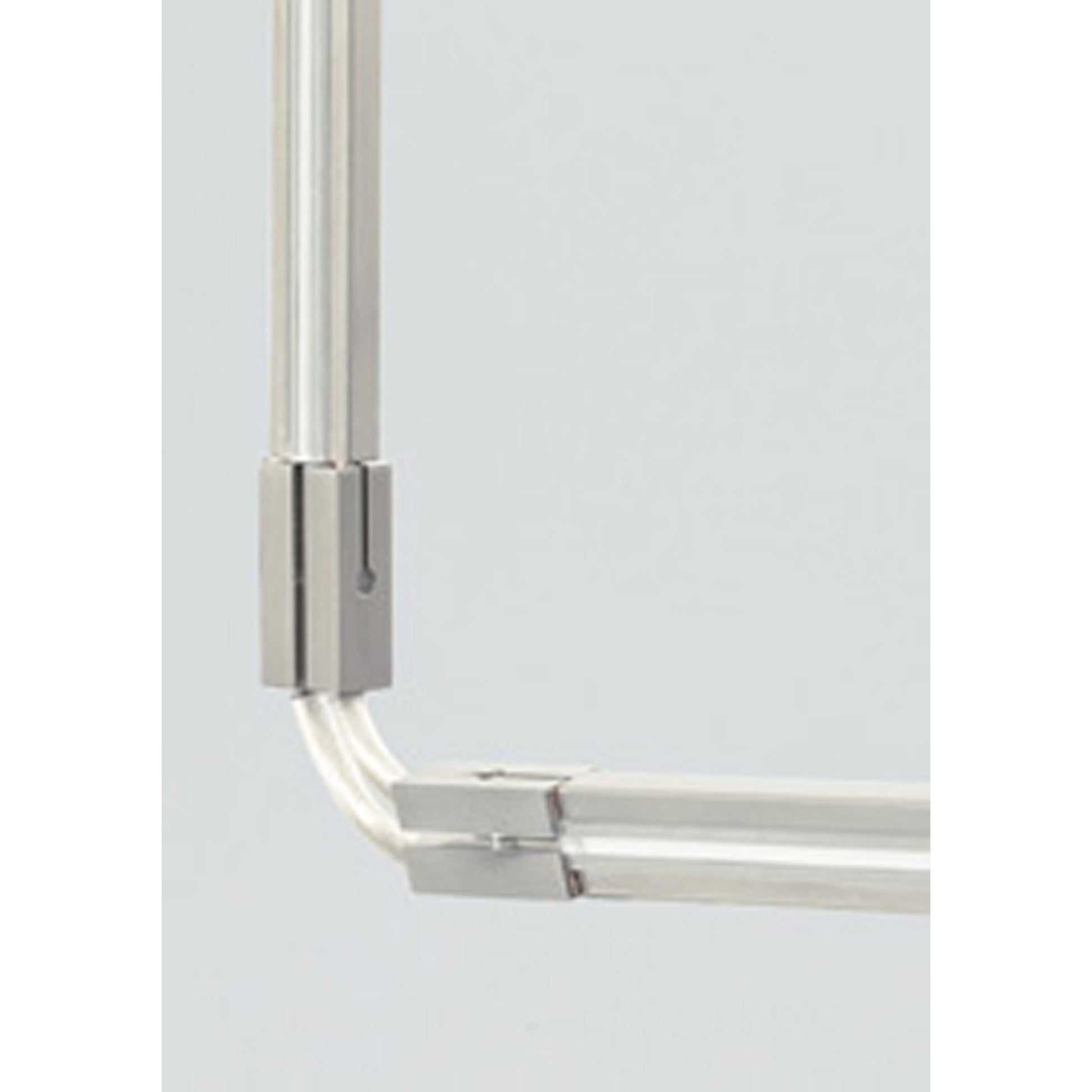 Monorail Flexible Vertical Connectors, Satin Nickel Finish - Bees Lighting