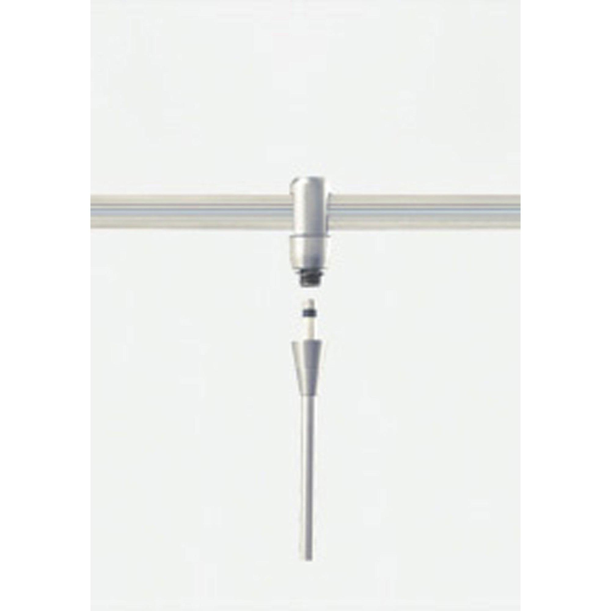 Monorail Freejack Connector, Satin Nickel Finish