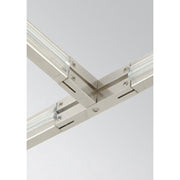 Monorail T Connector, Satin Nickel Finish - Bees Lighting