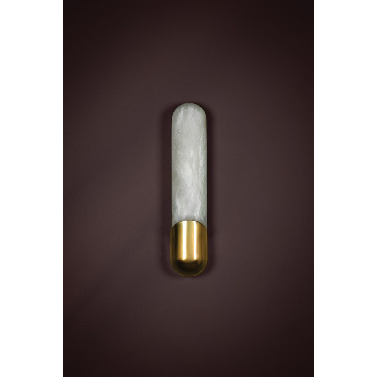 Rome 19 in. LED Wall Sconce vintage brass Finish