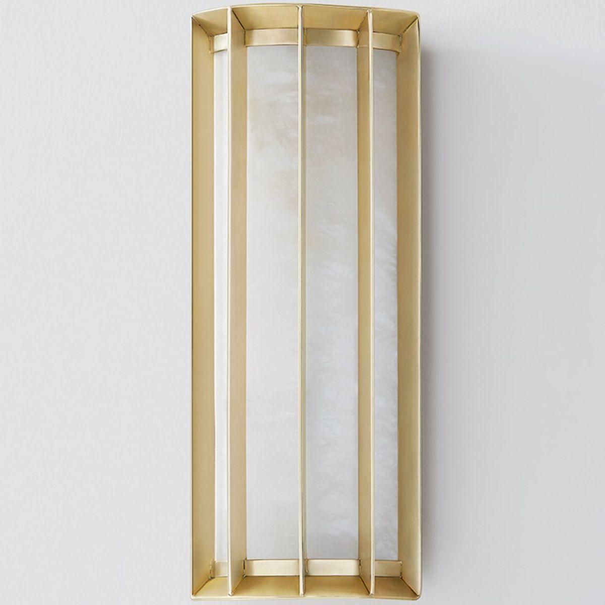 Leda LED Wall Sconce vintage brass Finish - Bees Lighting