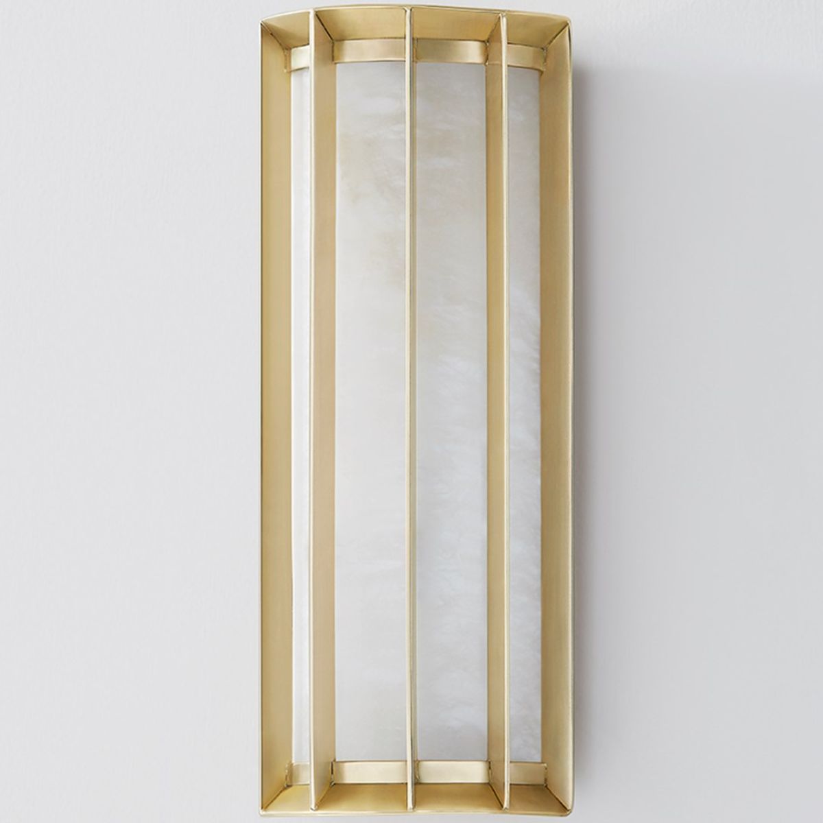 Leda 14 in. LED Wall Sconce vintage brass Finish - Bees Lighting
