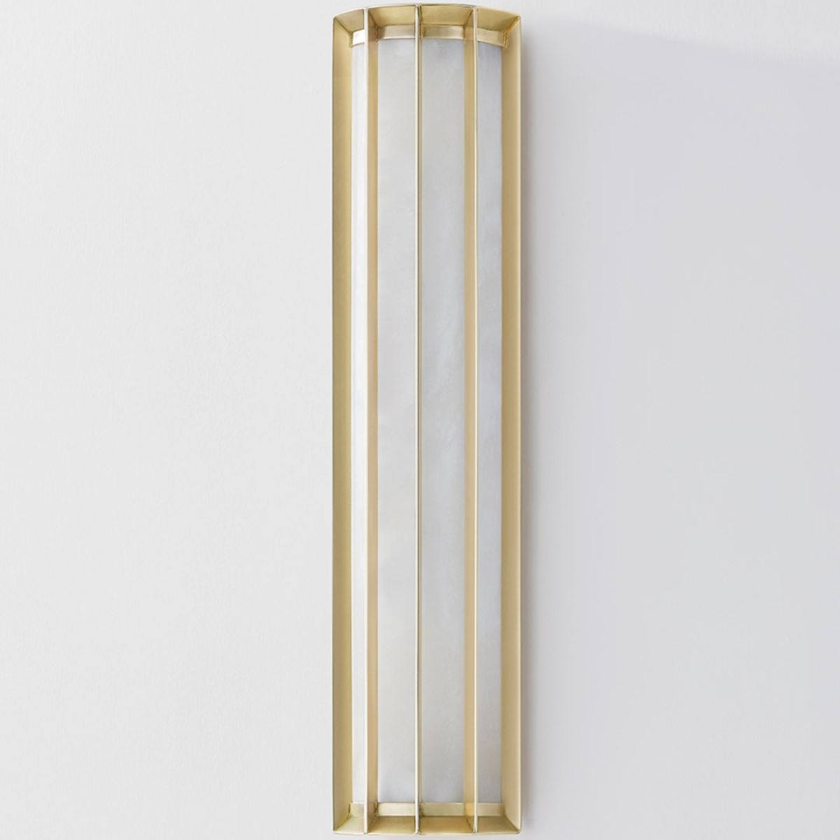 Leda 24 in. LED Wall Sconce vintage brass Finish - Bees Lighting