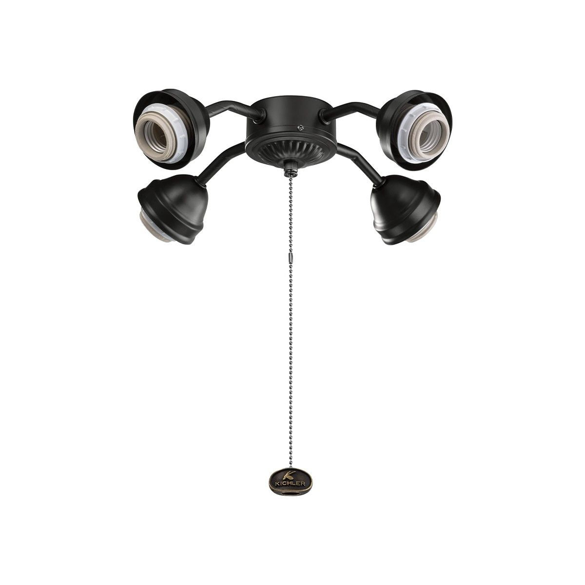 Kichler 13 In. 4 LED Lights Bent Arm Fitter Ceiling Fan Light Kit - Bees Lighting