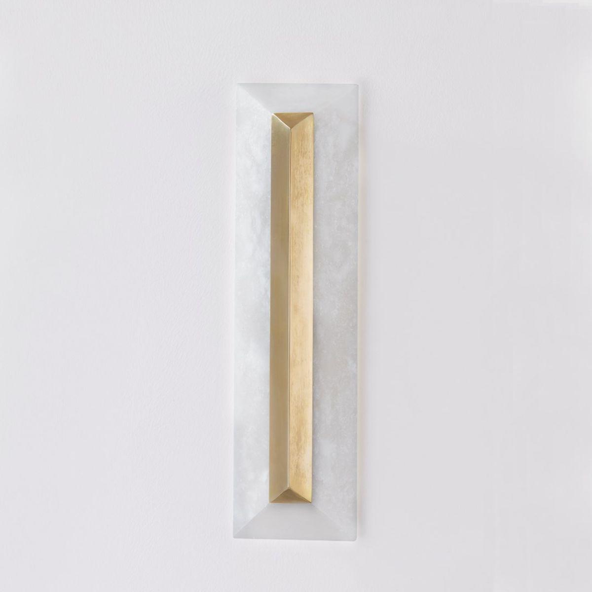 Perth 20 in. LED Wall Sconce vintage brass Finish - Bees Lighting