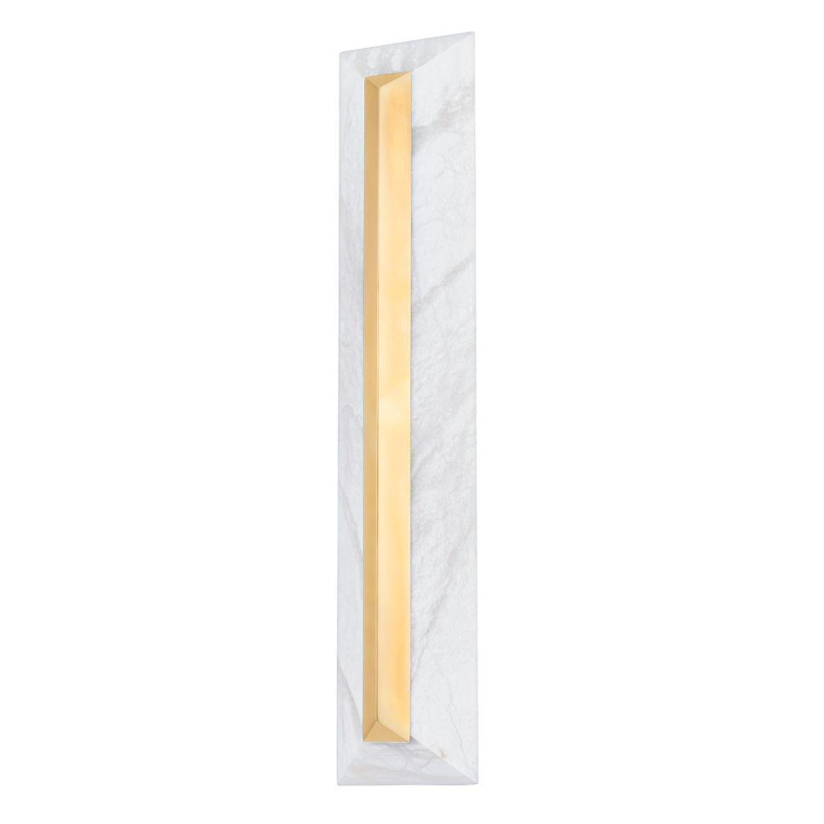 Perth 27 in. LED Wall Sconce vintage brass Finish - Bees Lighting