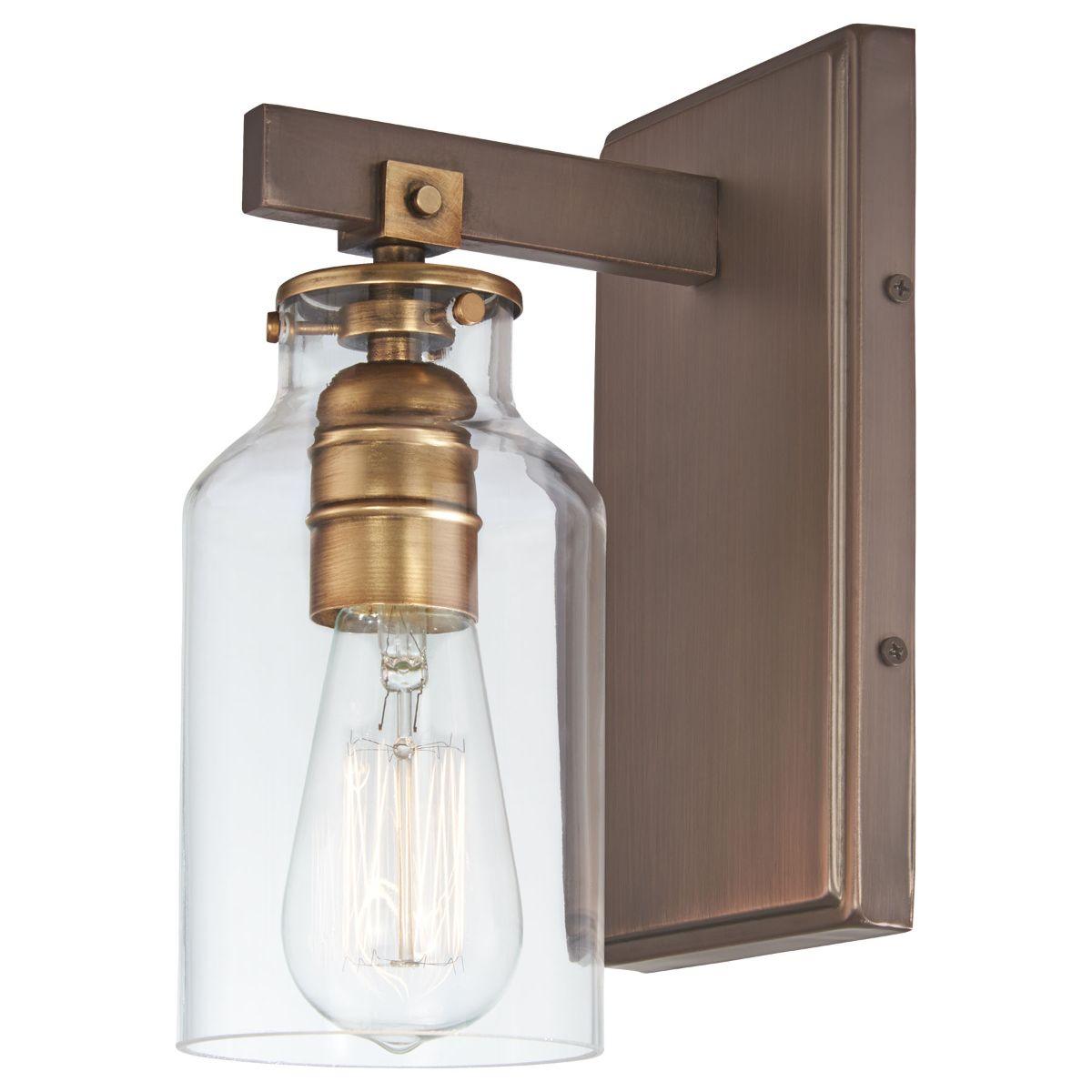 Morrow 10 in. Armed Sconce Bronze finish - Bees Lighting