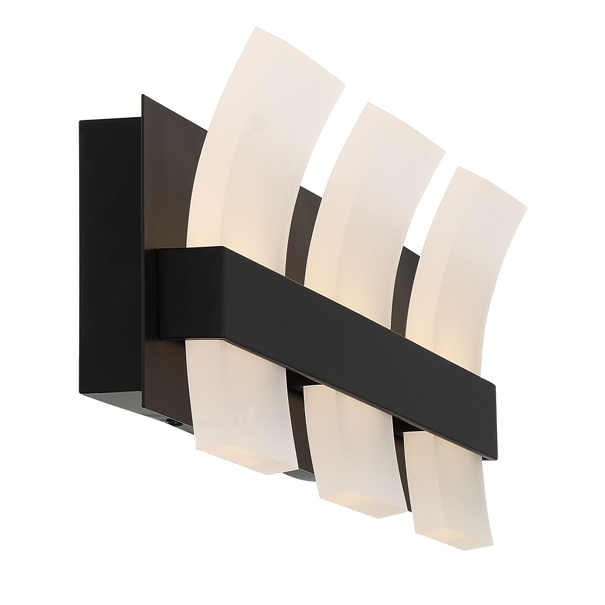 Cambridge 21 In. 3 Lights LED Vanity Light Black Finish - Bees Lighting
