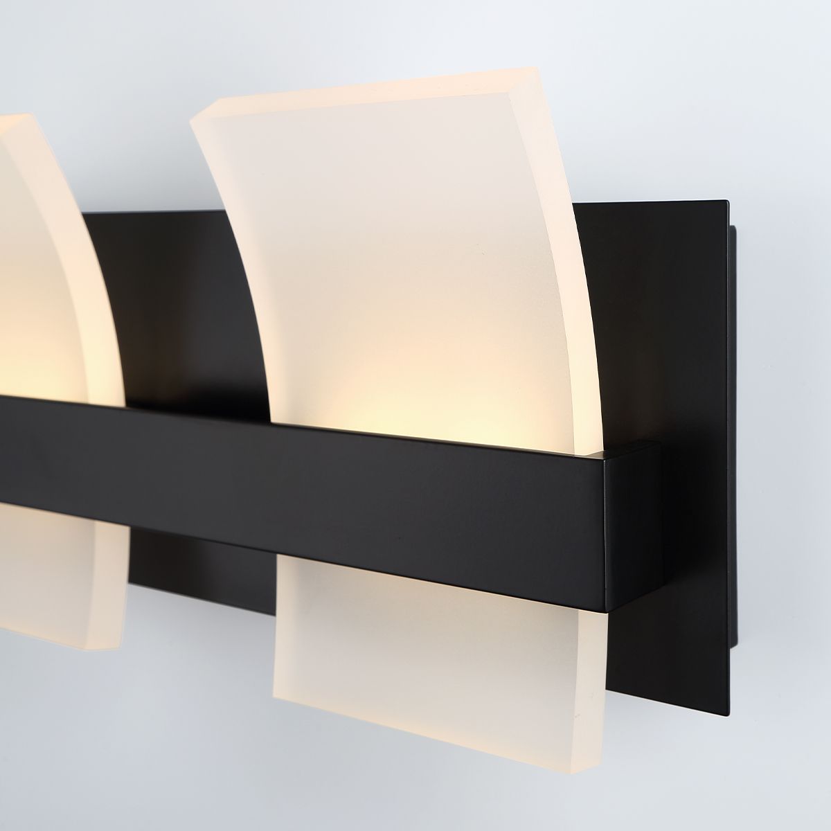 Cambridge 21 In. 3 Lights LED Vanity Light Black Finish - Bees Lighting