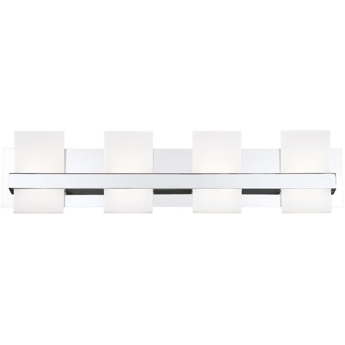 Cambridge 29 in. 4 Lights LED Vanity Light Chrome finish - Bees Lighting