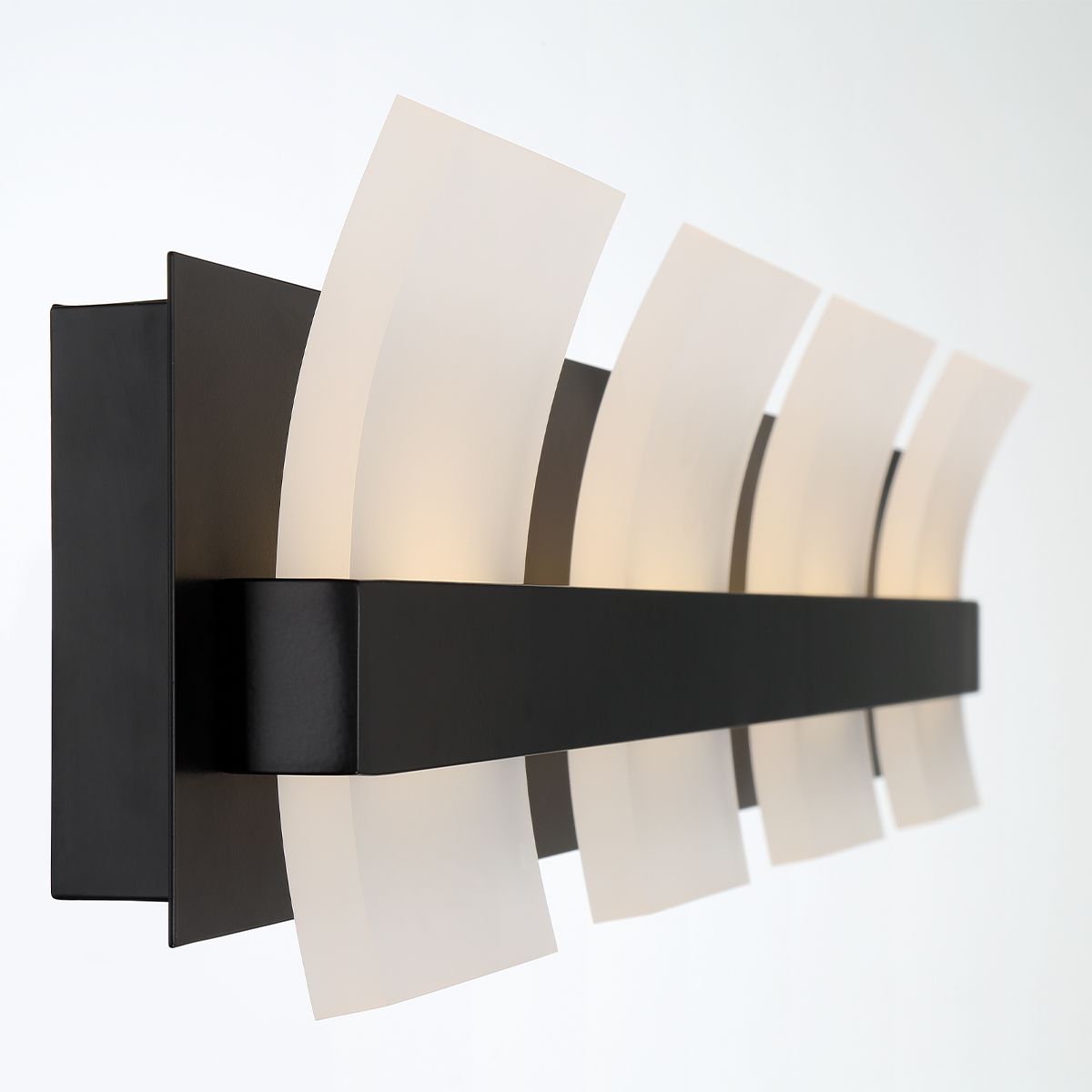 Cambridge 29 In. 4 Lights LED Vanity Light Black Finish - Bees Lighting
