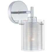 Grid 10" Wall Sconce, Chrome Finish - Bees Lighting