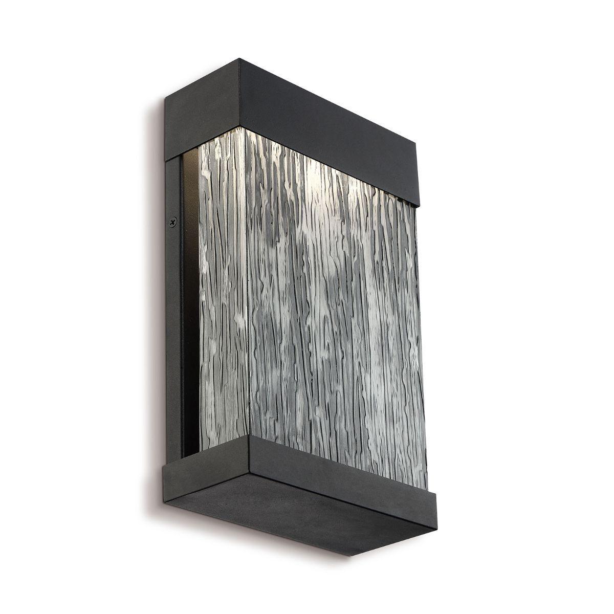 35891 11 In. LED Outdoor Wall Sconce Black Finish - Bees Lighting
