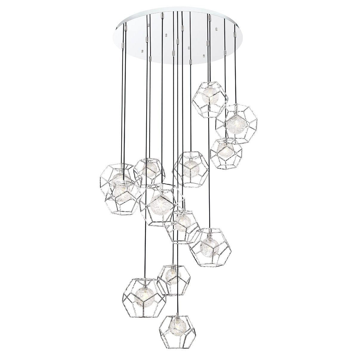 Norway LED Pendant Light Chrome Finish - Bees Lighting