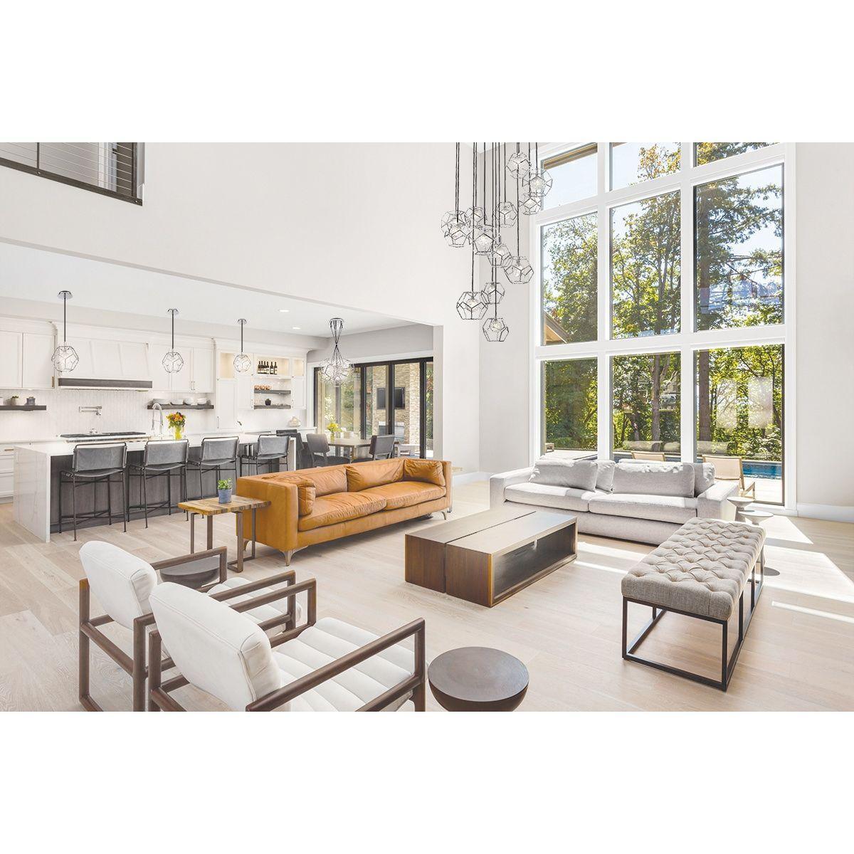 Norway LED Pendant Light Chrome Finish - Bees Lighting