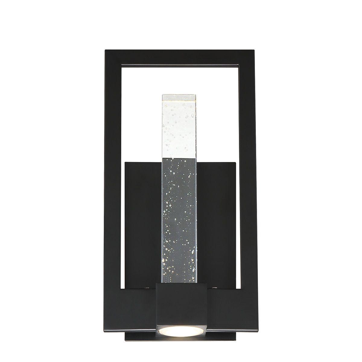 Hanson 14 in. 2 Lights LED Wall Light Black Finish - Bees Lighting