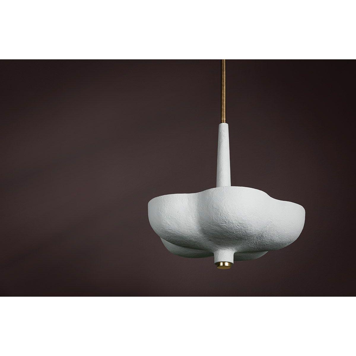 Rimini 20 in. 3 lights Pendant Light gold leaf Finish - Bees Lighting