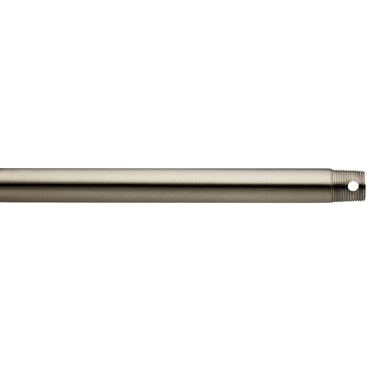 12 Inch Fan Downrod, Brushed Stainless Steel Finish, Case of 10 - Bees Lighting