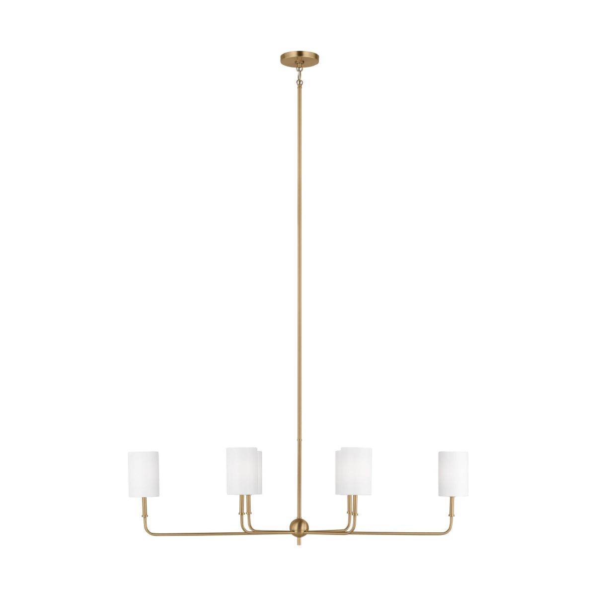 Foxdale 6 Lights Chandelier Satin Brass finish - Bees Lighting