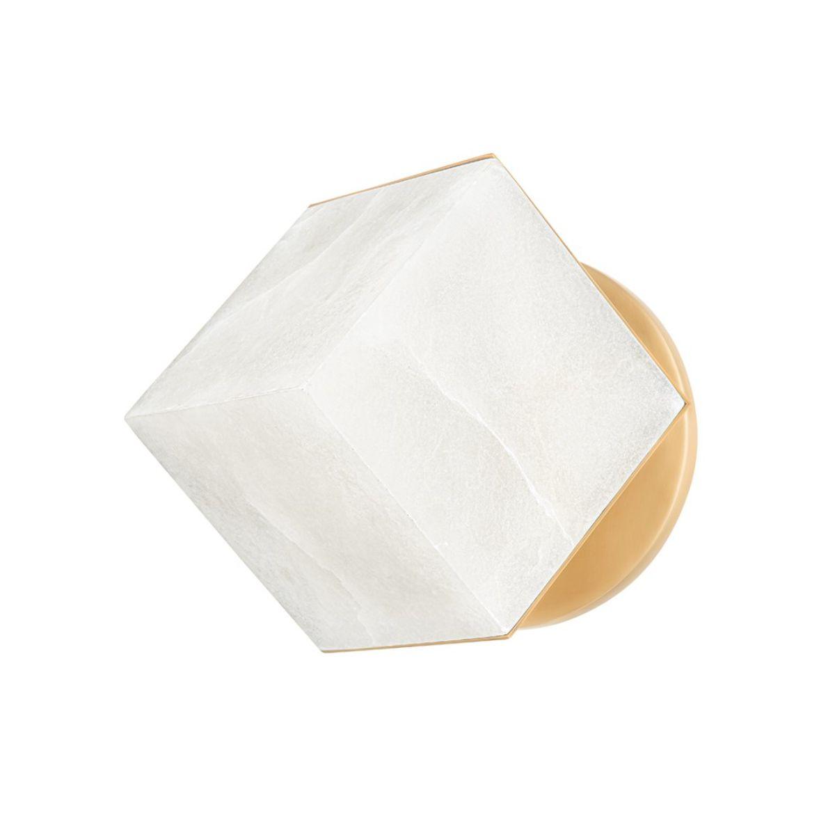 San Juan 8 in. LED Wall Sconce vintage brass Finish - Bees Lighting