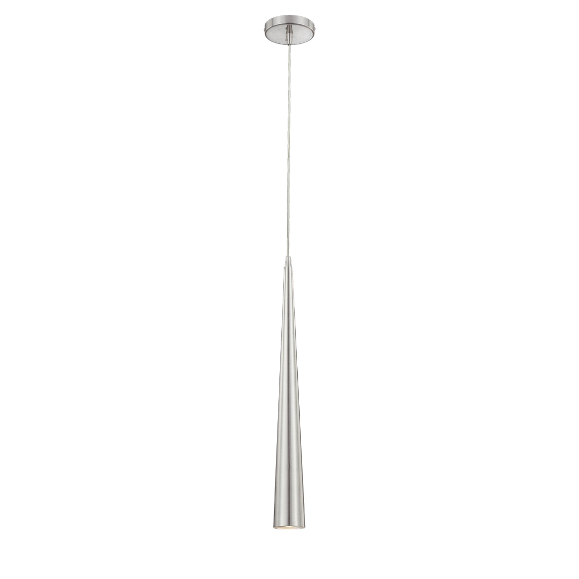 Sliver 24" Pendant, Polished Nickel Finish - Bees Lighting