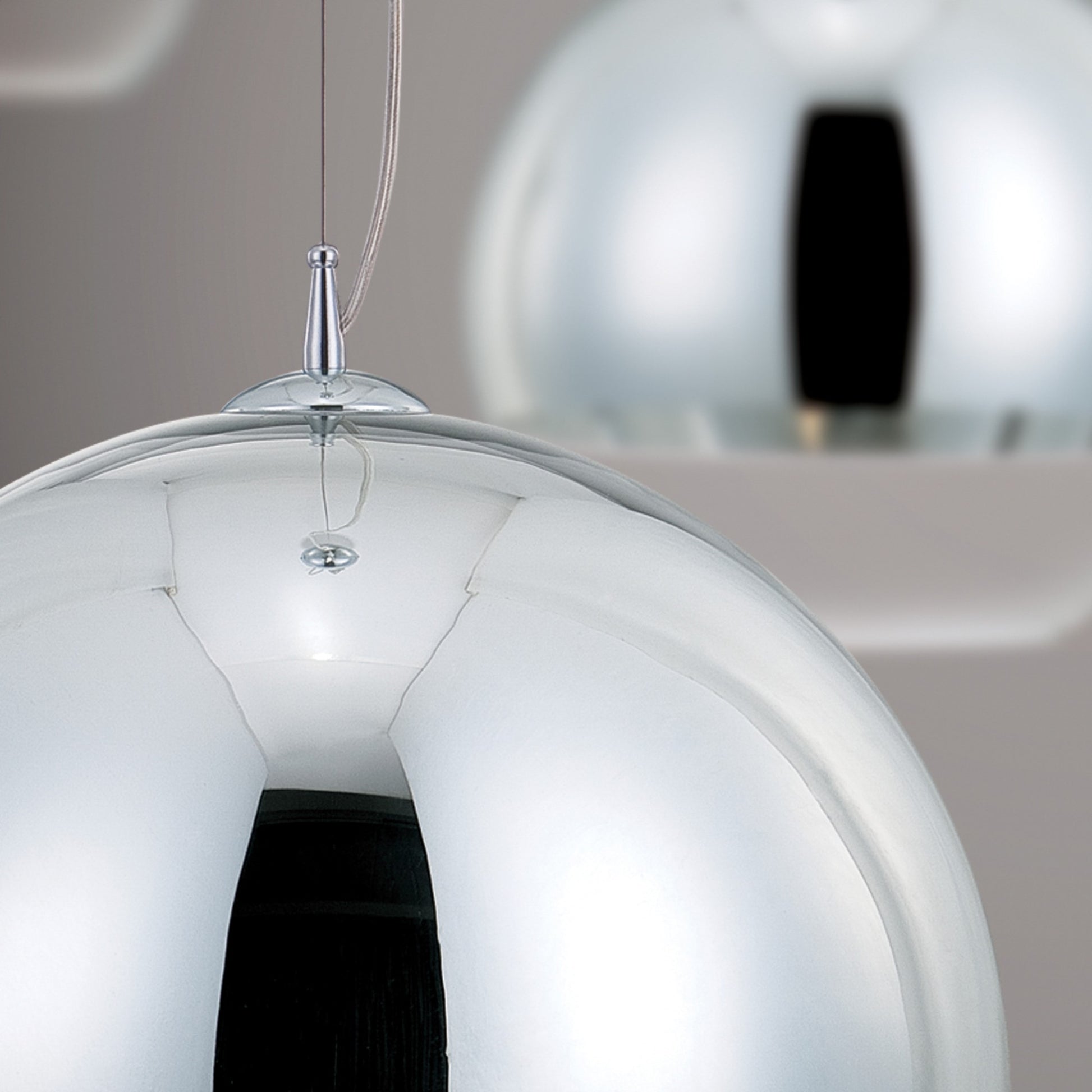 Chromos 12" Pendant, Chrome Finish - Bees Lighting