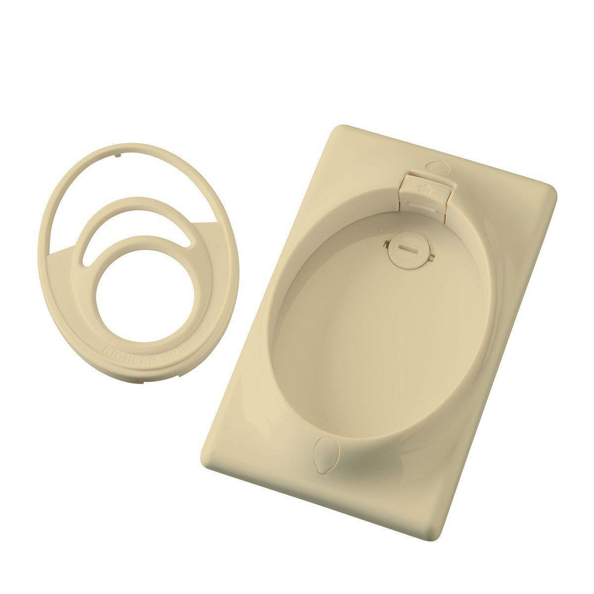 CoolTouch Single Gang Wall Plate, Ivory Finish