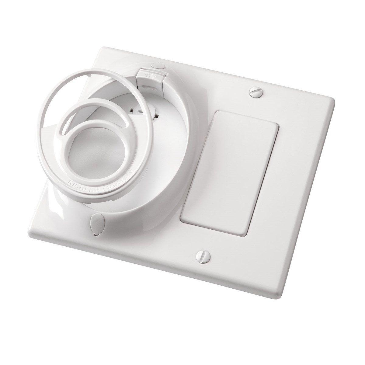 CoolTouch Dual Gang Wall Plate, White Finish - Bees Lighting