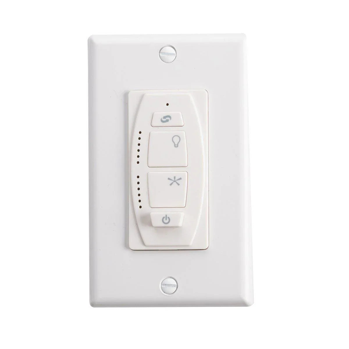 Kichler 6-Speed DC Motor Wall Control Transmitter, Full Function, Ivory Finish - Bees Lighting