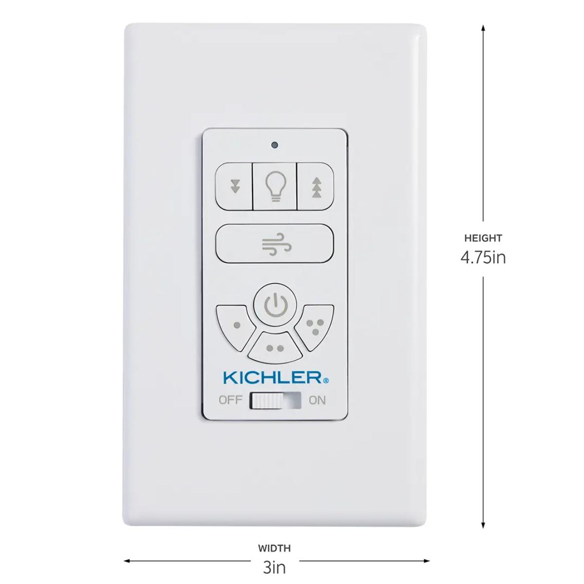 Kichler 3-Speed AC Motor Wall Control Transmitter, Limited Function - Bees Lighting