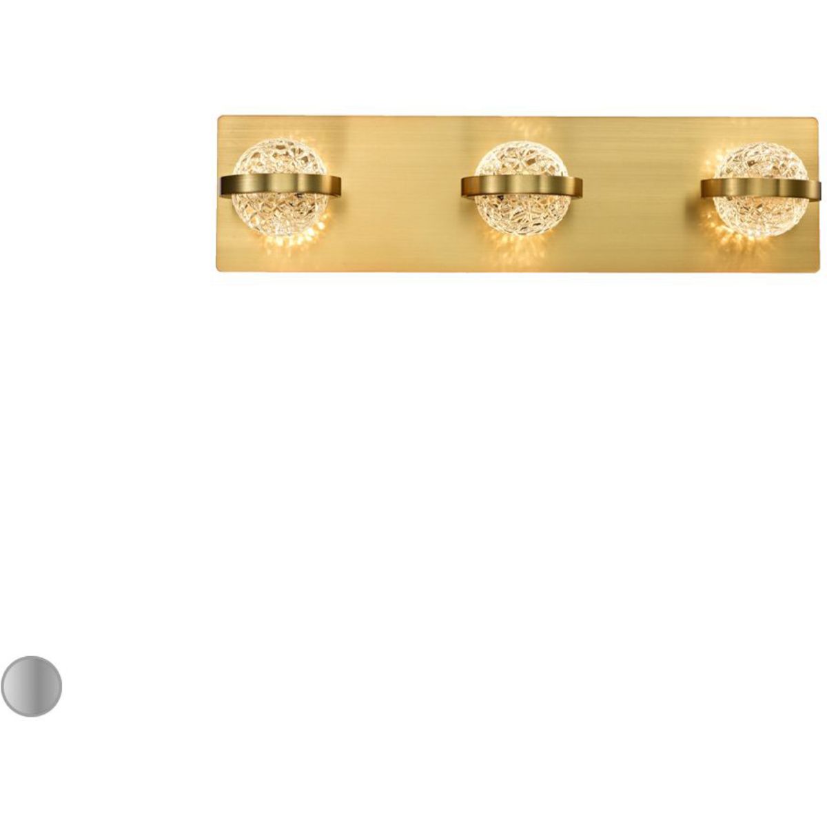 Ryder 20 in 3 lights LED Bath Bar Gold finish - Bees Lighting