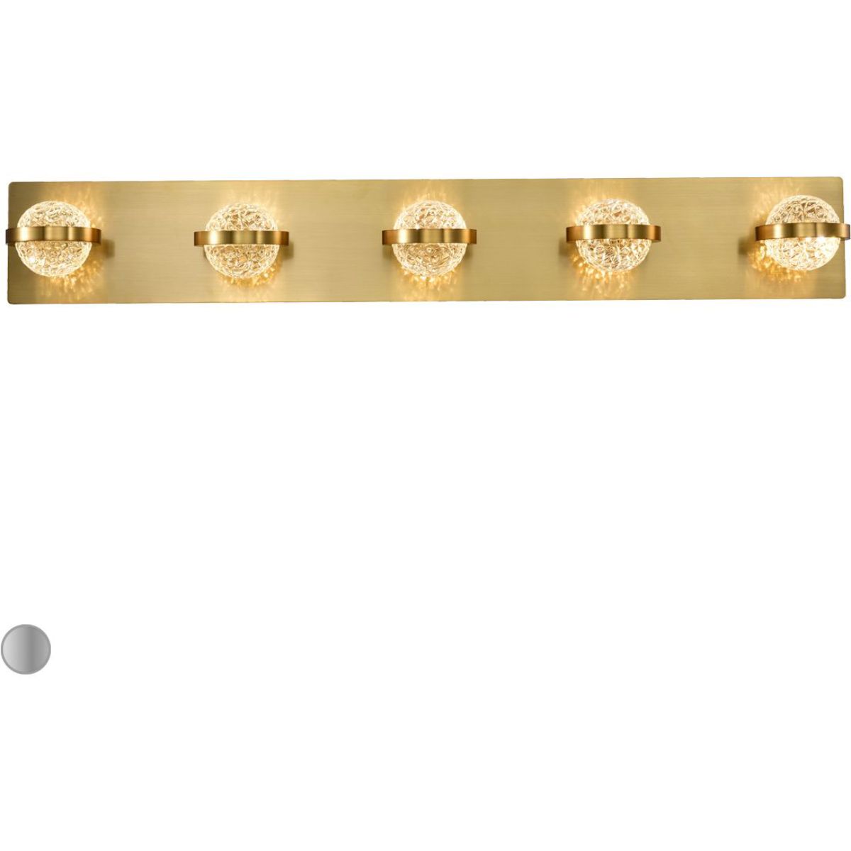 Ryder 33 in 5 Lights LED Bath Bar Gold finish - Bees Lighting