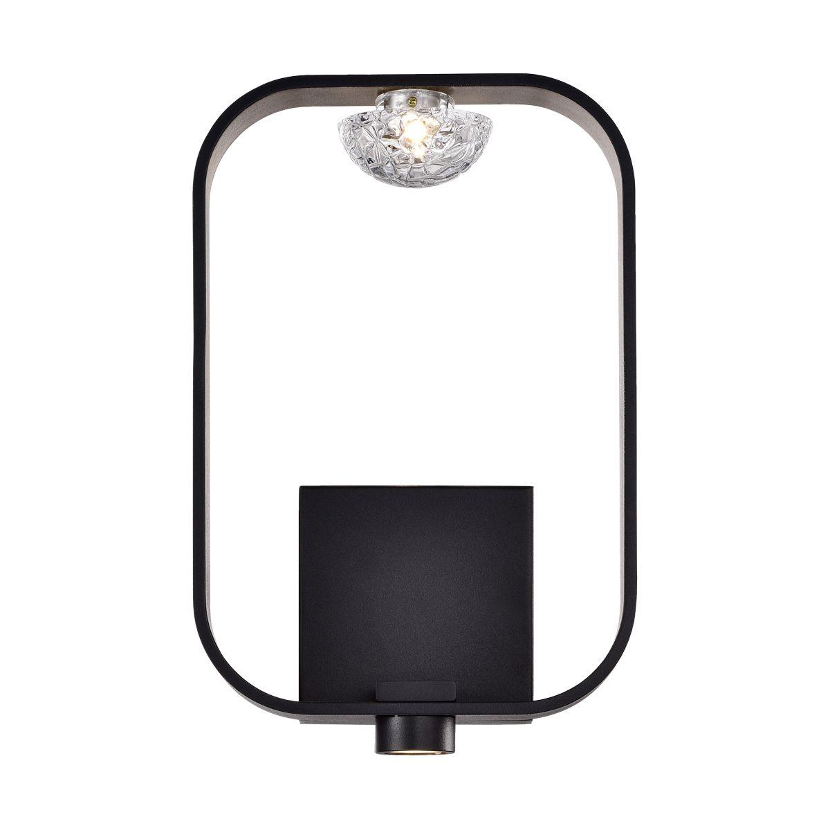 Dagmar 14 in. LED Armed Sconce Black finish - Bees Lighting