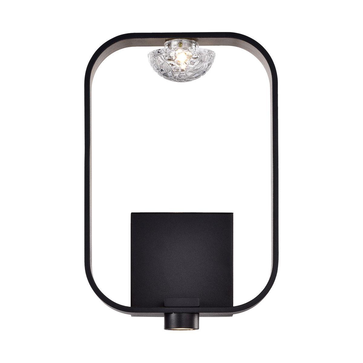 Dagmar 14 in. LED Armed Sconce Black finish