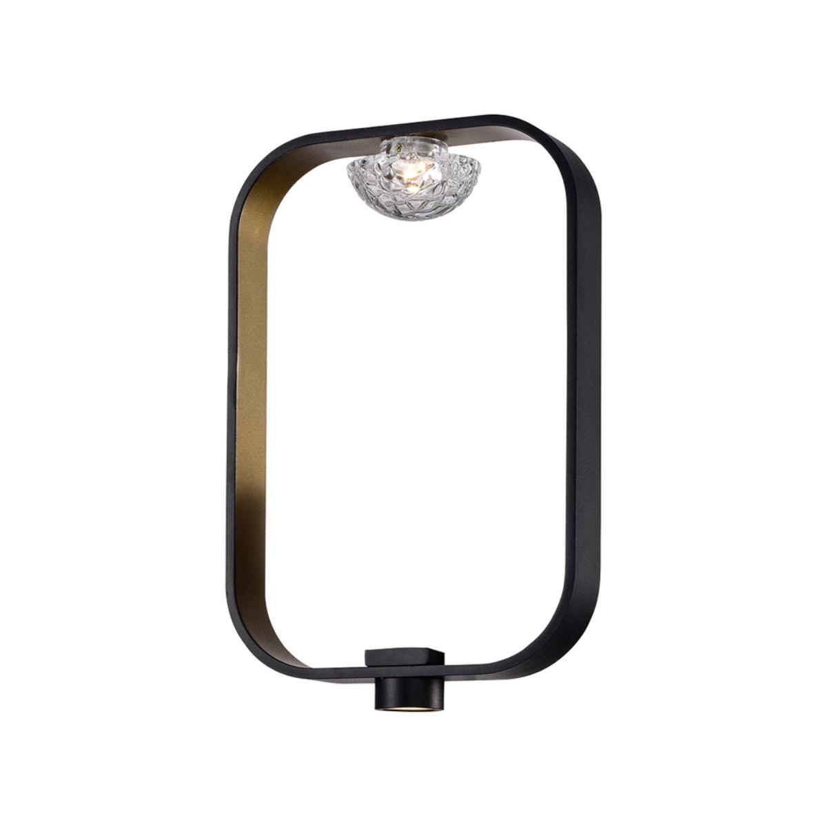 Dagmar 14 in. LED Armed Sconce Black finish