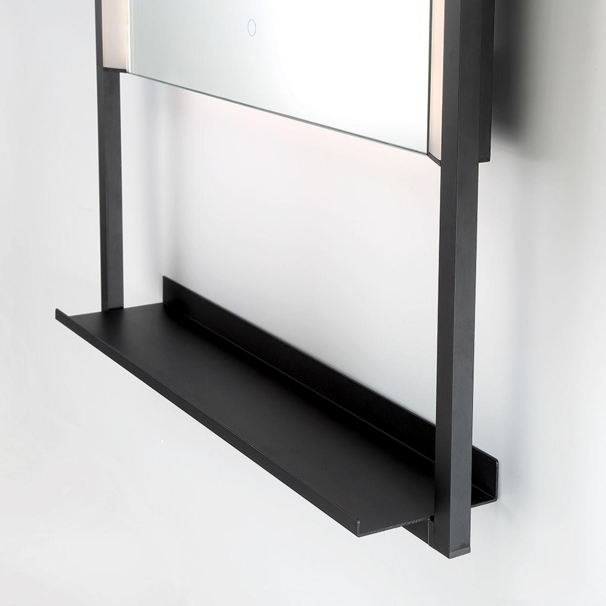 Sayora 20 In x 32 In. Black LED Wall Mirror