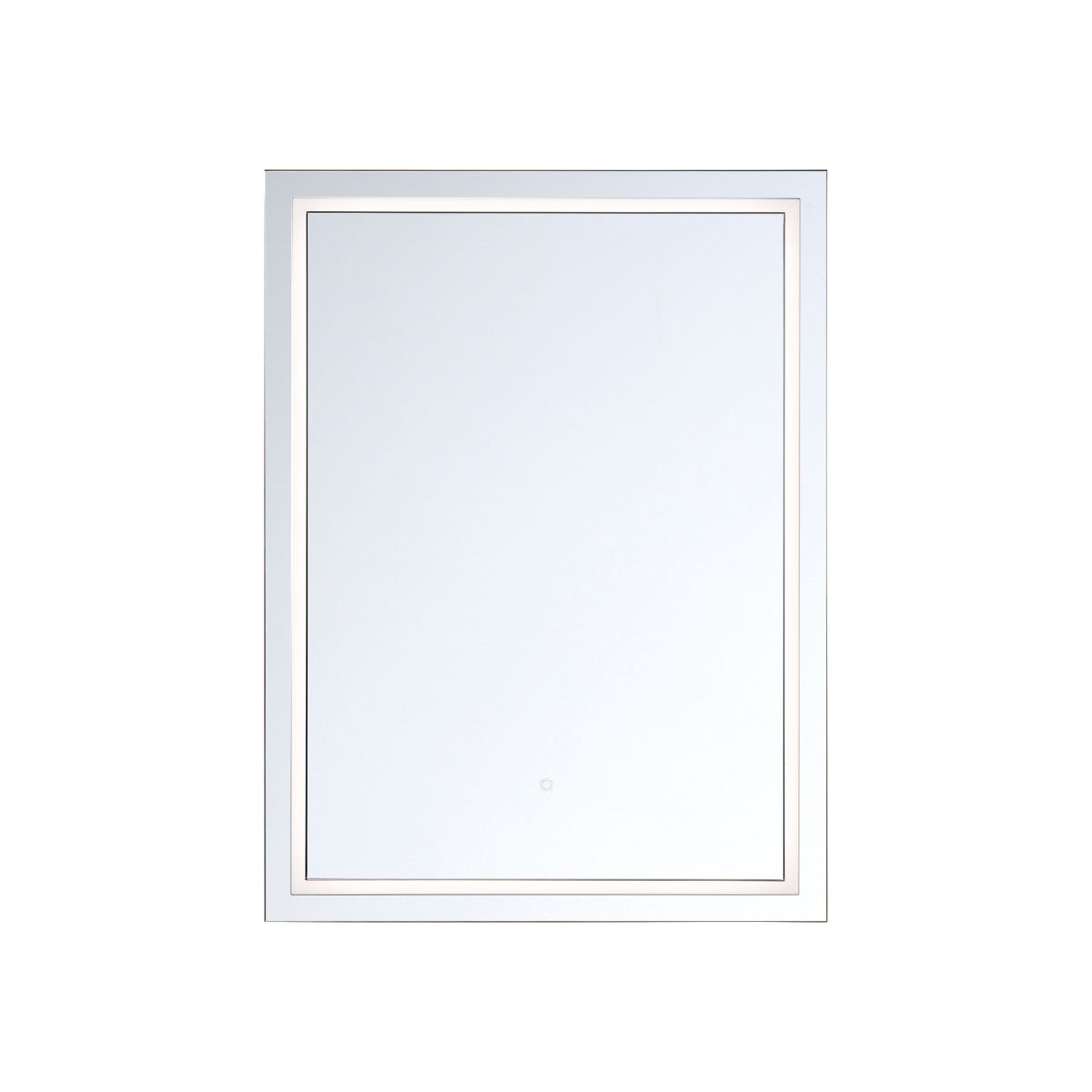 Eris 24 In x 32 In. White LED Wall Mirror