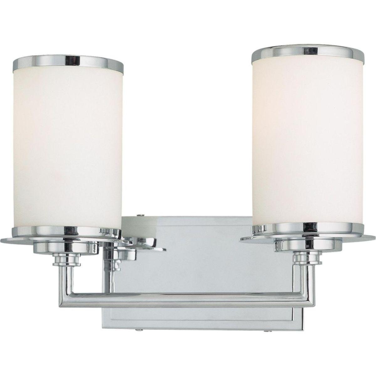 14 in. 2 Lights Vanity Light Chrome finish