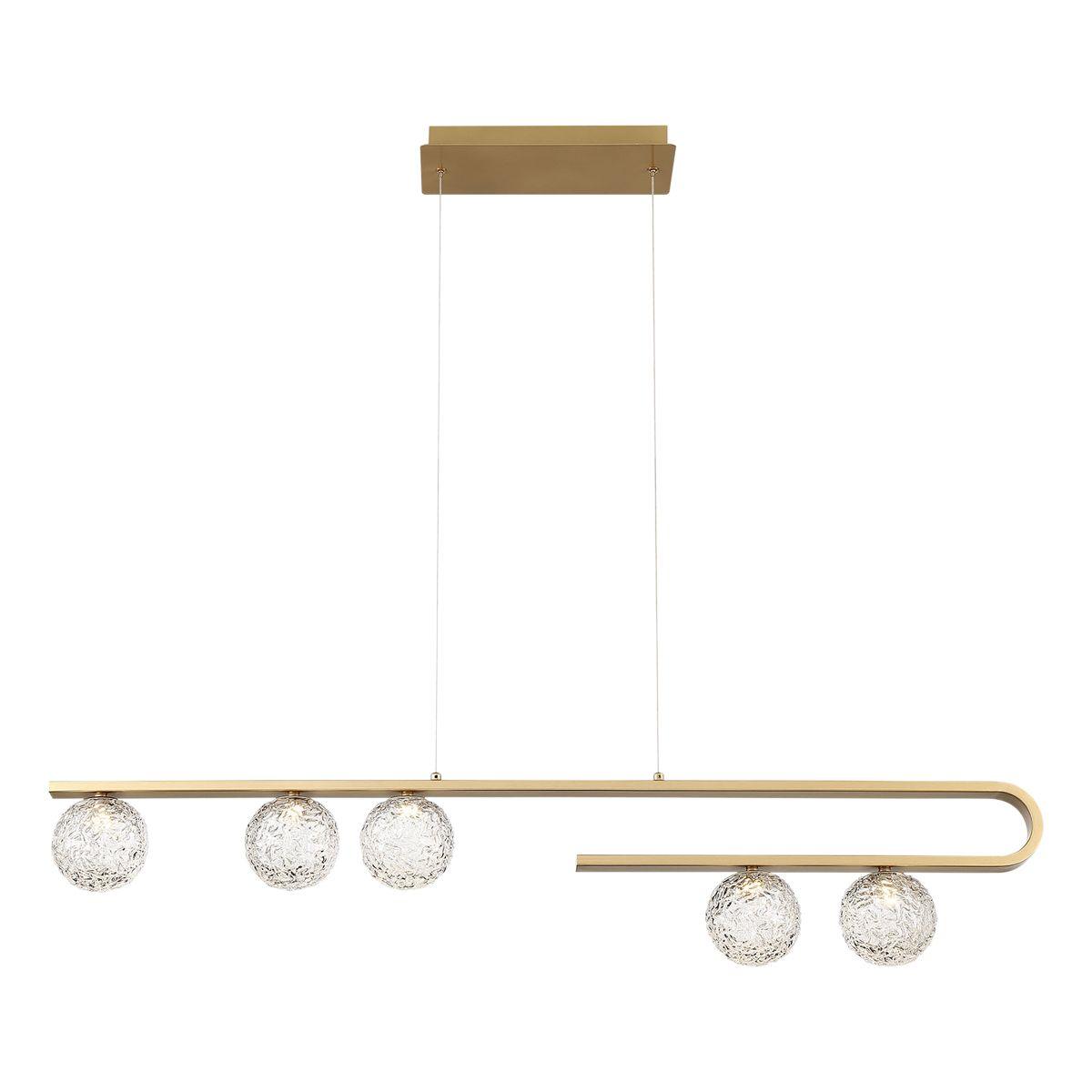 Phillimore LED Chandelier Gold Finish - Bees Lighting