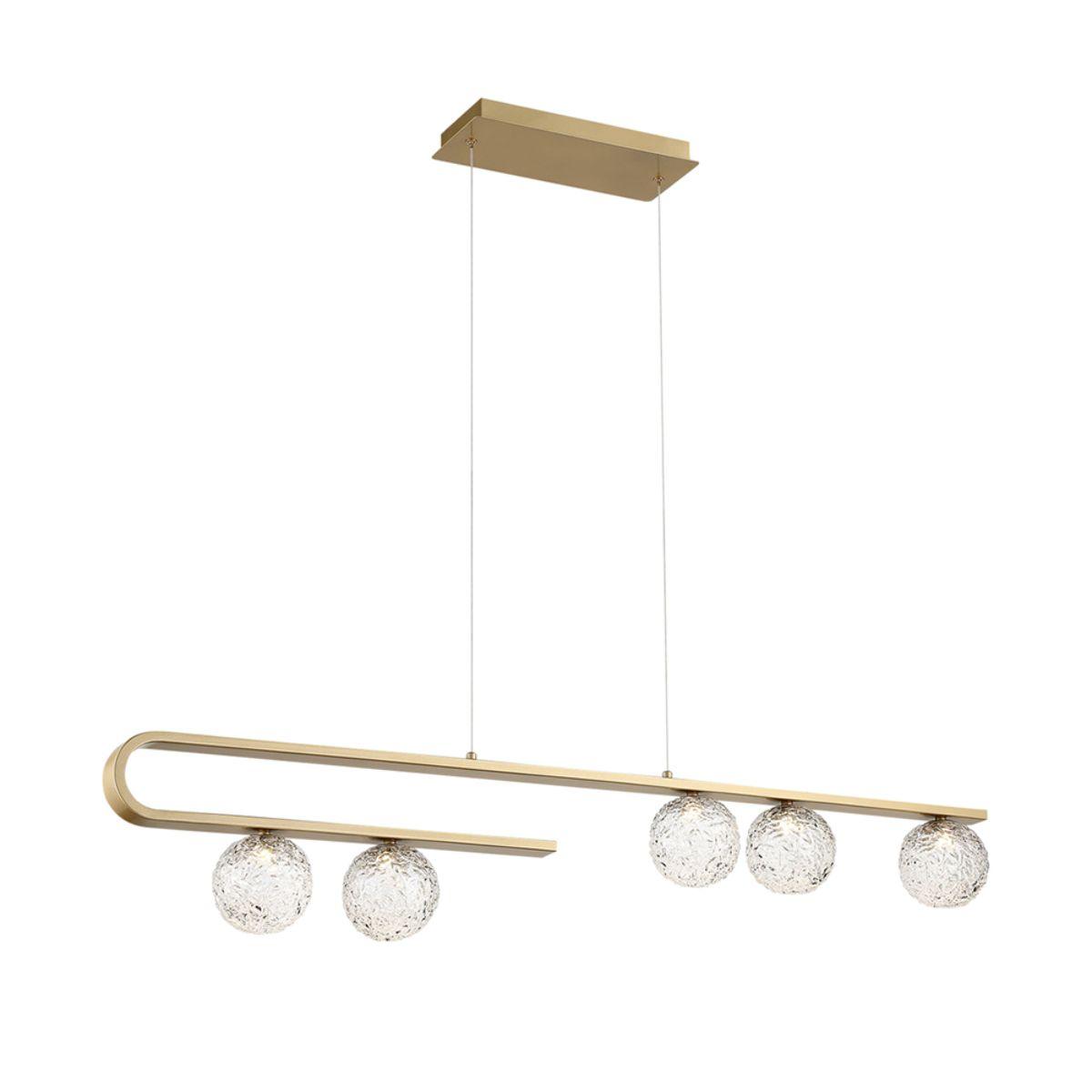 Phillimore LED Chandelier Gold Finish - Bees Lighting