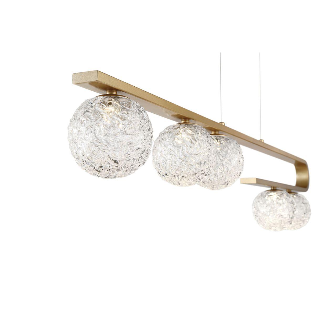 Phillimore LED Chandelier Gold Finish - Bees Lighting