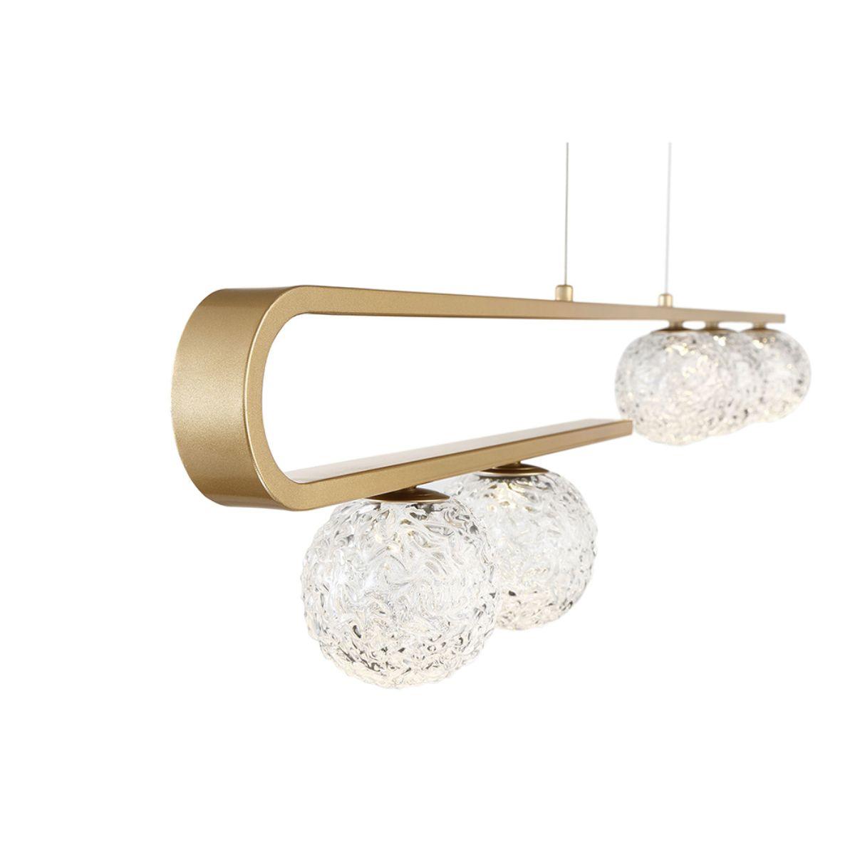 Phillimore LED Chandelier Gold Finish - Bees Lighting