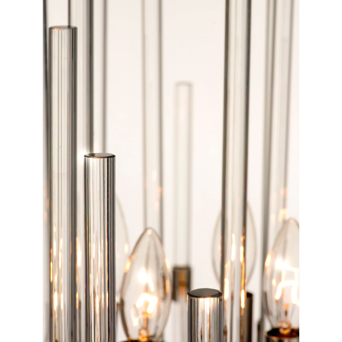 Divine 29 In. 8 Lights Chandelier Polished Nickel finish - Bees Lighting