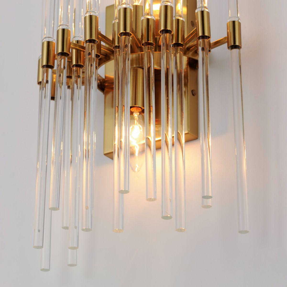 Divine 20 in. 2-Light Wall Light Gold Finish - Bees Lighting