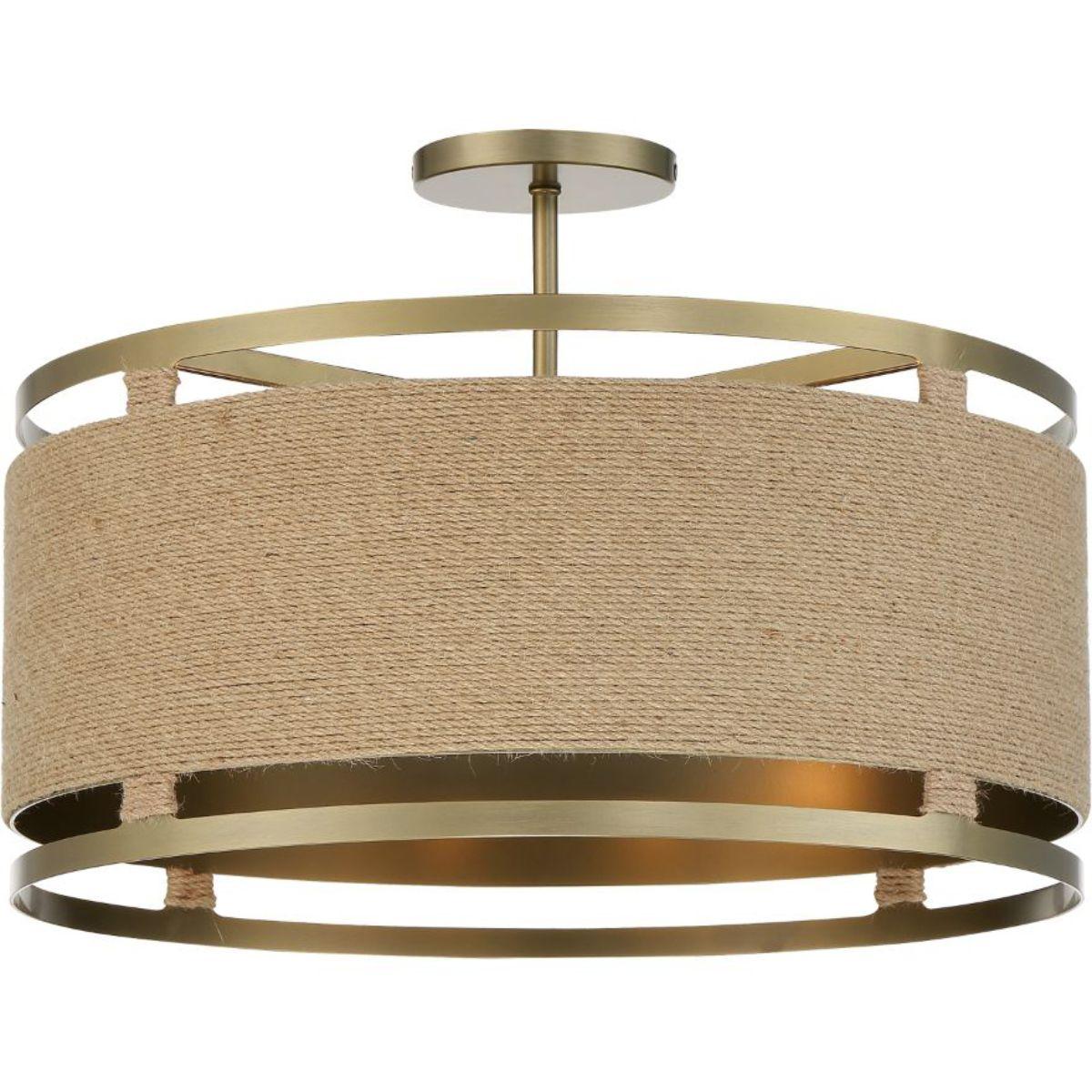 Windward Passage Semi flush Mount Light - Bees Lighting