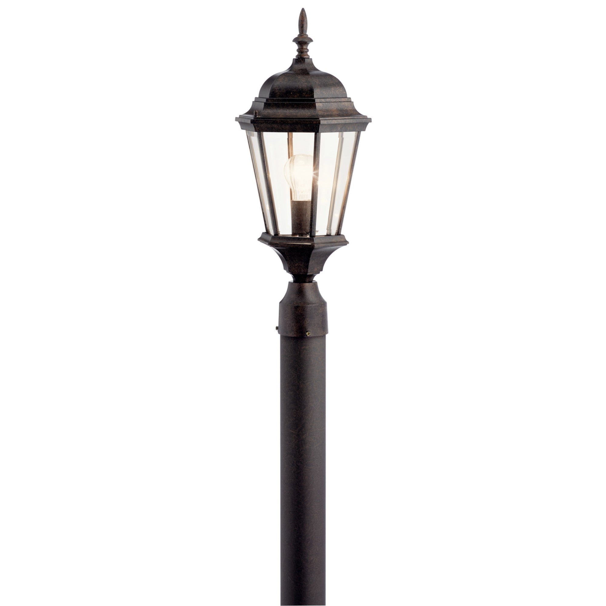 Madison 22" Outdoor Post Light, Tannery Bronze Finish - Bees Lighting