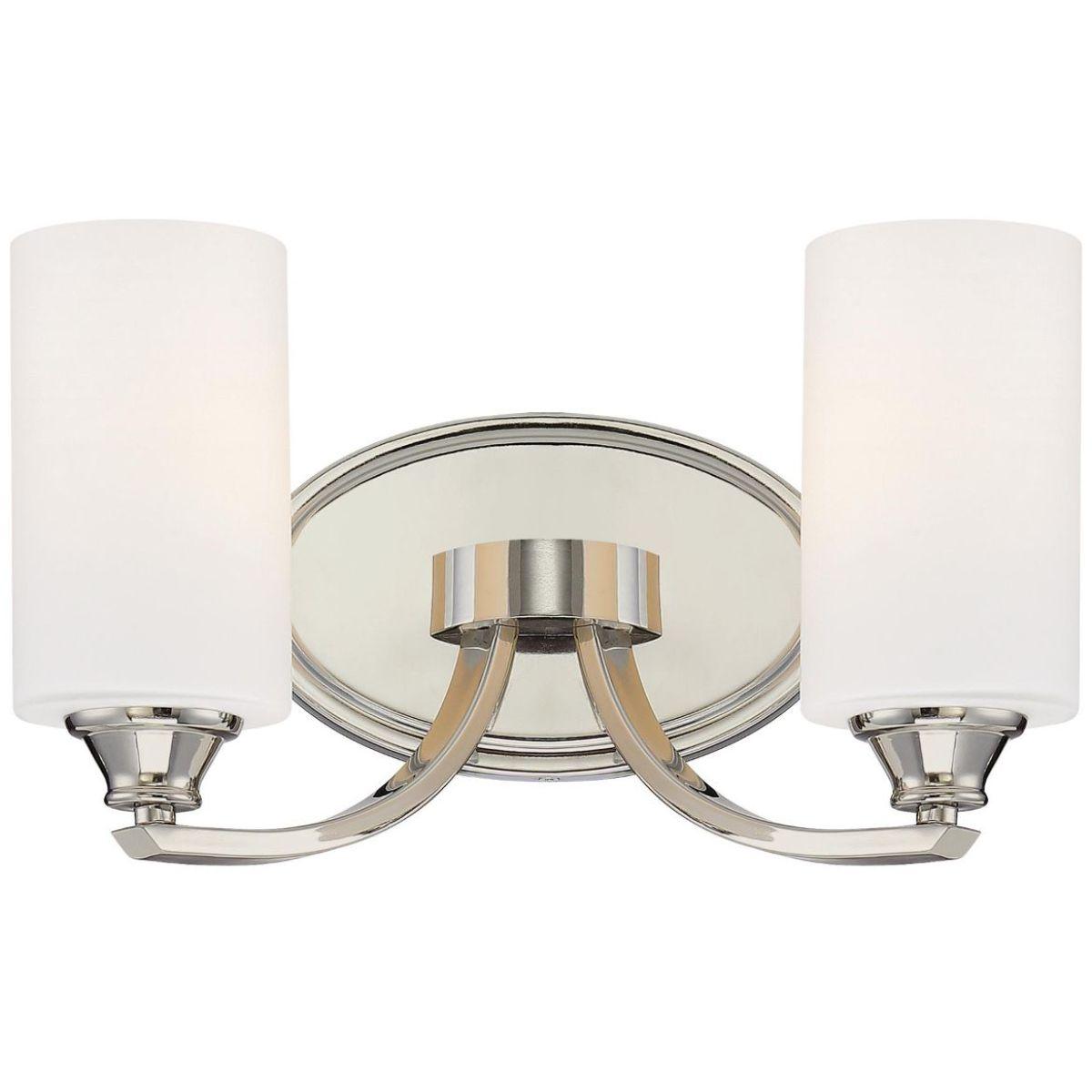 Tilbury 14 in. 2 Lights Vanity Light Polished Nickel finish