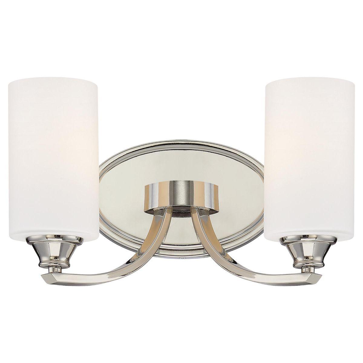 Tilbury 14 in. 2 Lights Vanity Light Polished Nickel finish