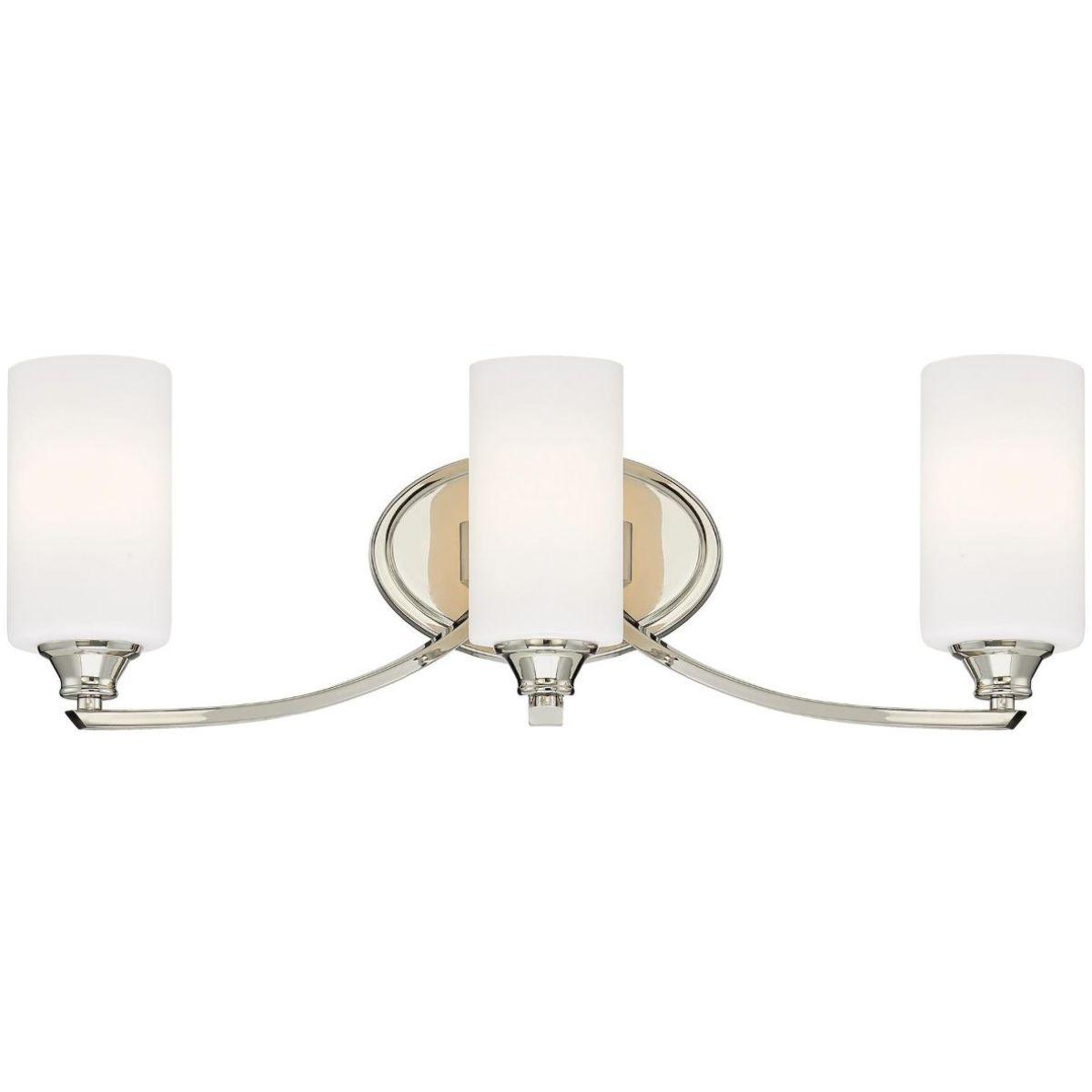 Tilbury 24 in. 3 Lights Vanity Light Polished Nickel finish - Bees Lighting